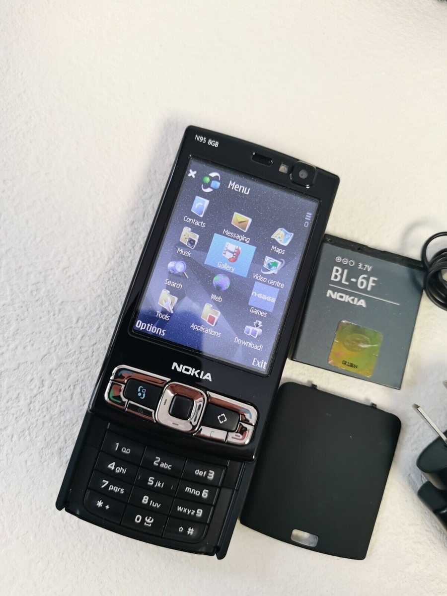 Original Unlocked NOKIA N95 8GB Mobile Phone 3G 5MP Wifi GPS 2.8