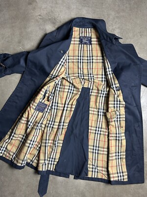 Burberrys コート ウールカシミヤ ネイビー 販売済み ノバチェック 40