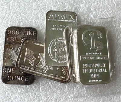 Silver 1 oz Random Hallmark Bullion bar of .999 fine silver | eBay