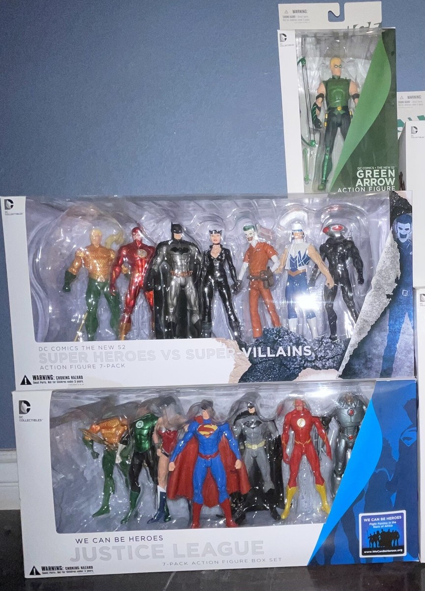 DC New 52 Justice League with villains Action Figures | eBay