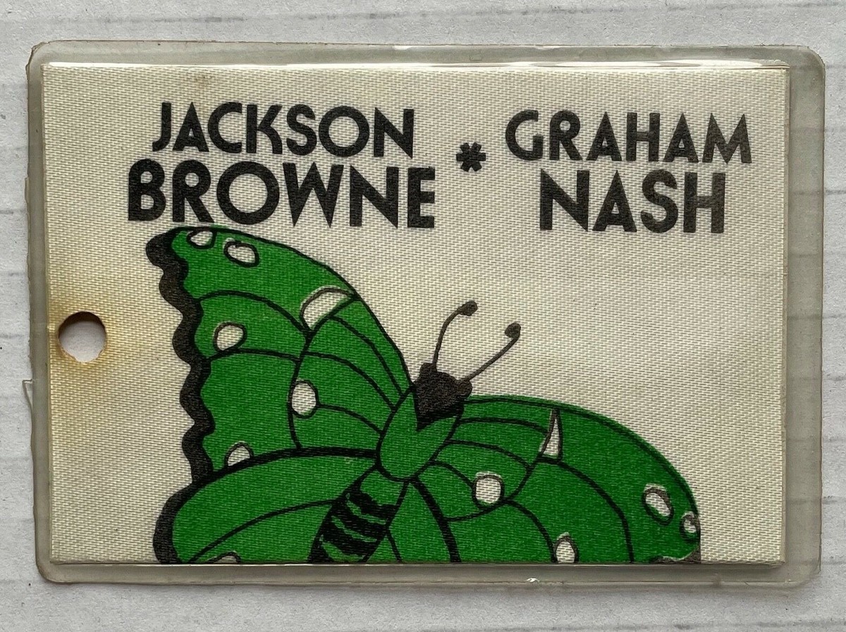 JACKSON BROWNE GRAHAM NASH Diablo Canyon 1979 CONCERT Backstage