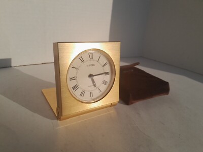 SEIKOSHA アラームクロック クリーム色 アンティーク SEIKOSHA