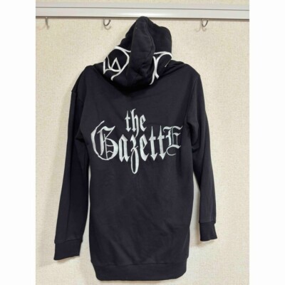 ミュージシャン the GazettE LOGO HOODIE BLACK X WHITE the GazettE