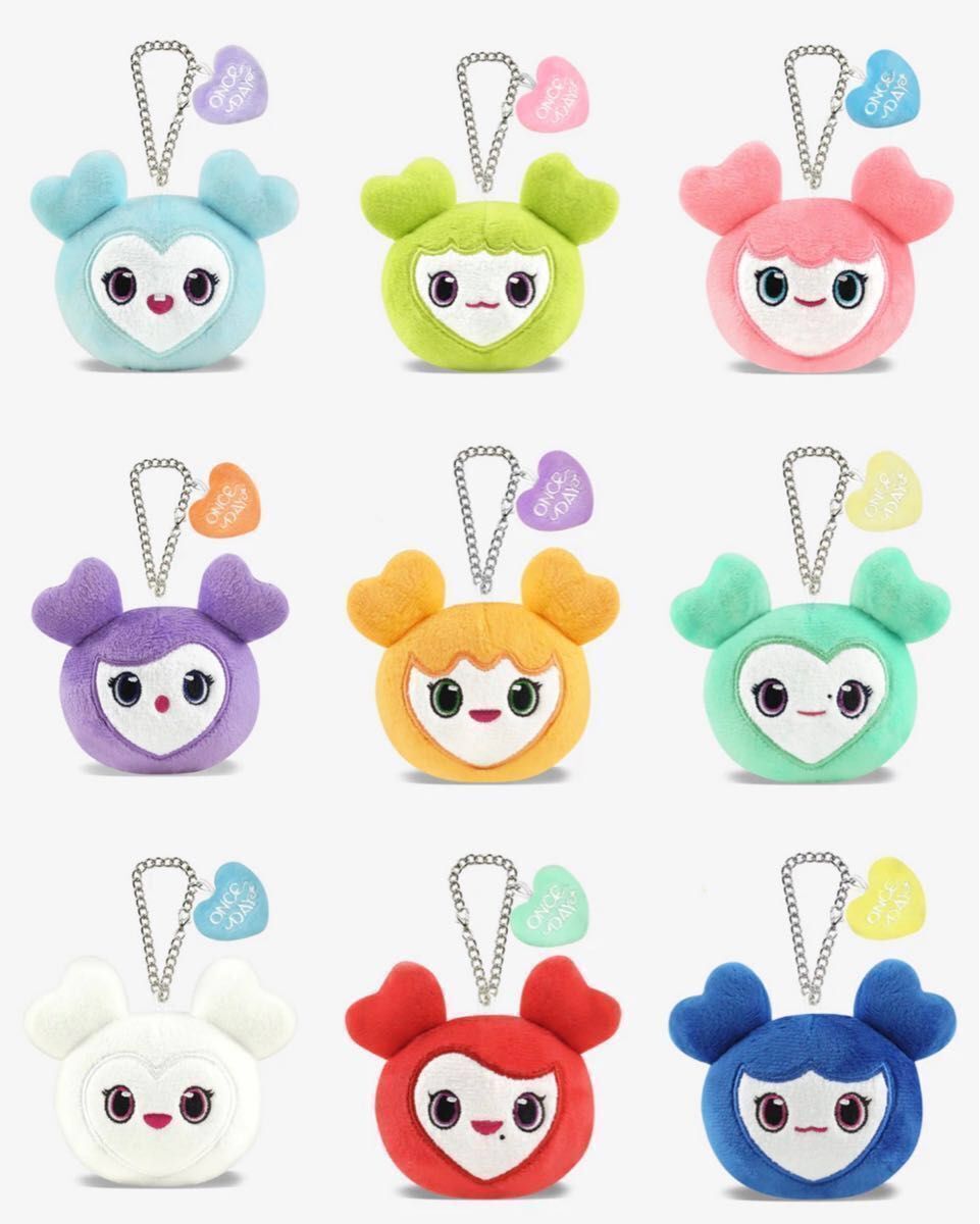 TWICE JAPAN FAN MEETING 2022 ONCE DAY BAG CHARM LOVELY PLUSH TOY