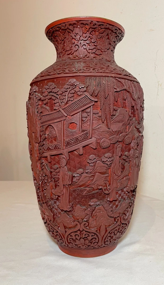 红色1800-1849 中国古董花瓶| eBay