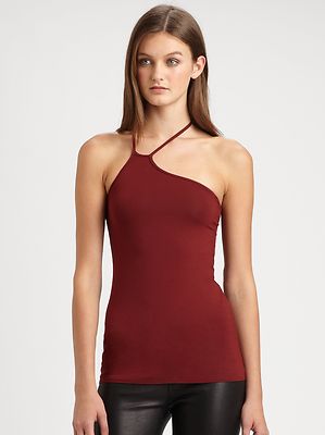 Helmut Lang Asymmetrical Layering Tank Top Fever Red P XS | eBay