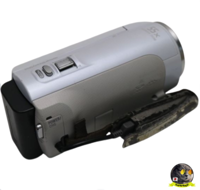 SONY HANDYCAM HD HDR-CX390 Digital Video Camera White 32GB good