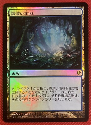 MTG 4枚 霧深い雨林 MTG 4枚 霧深い雨林 霧深い雨林/Misty Rainforest