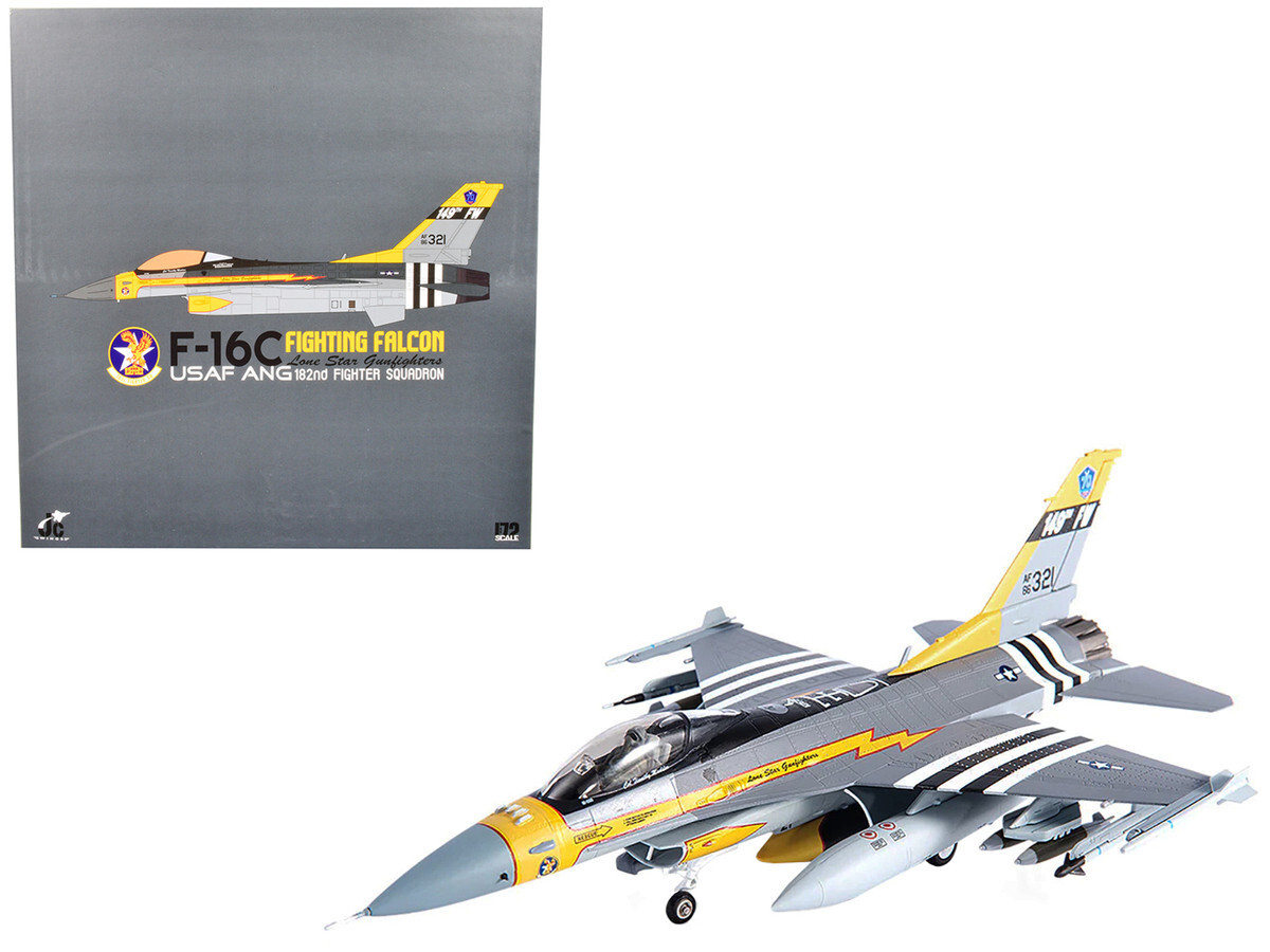 JC Wings General Dynamics F-16C Fighting Falcon USAF Texas 1/72