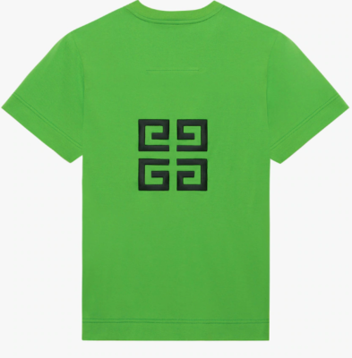 GIVENCHY X JOSH SMITH REAPER'S PRINT GRAPHIC TEE in APPLE GREEN sz