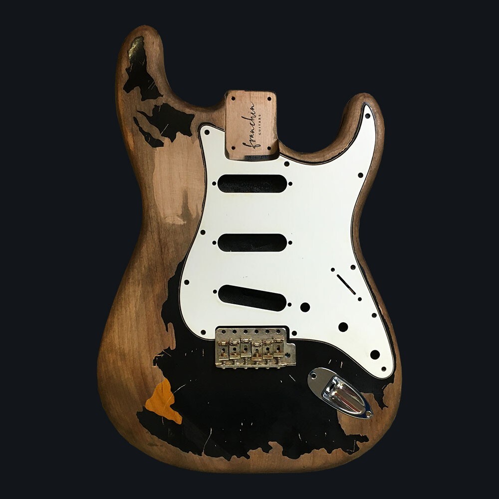 ギター Franchin Guitar Strat Thinline body ギター Franchin Guitar