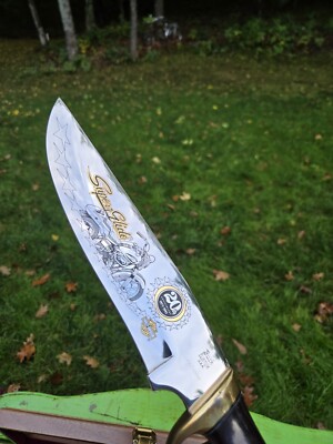 Harley-Davidson Super Glide 20th Anniversary Buck Custom Knife