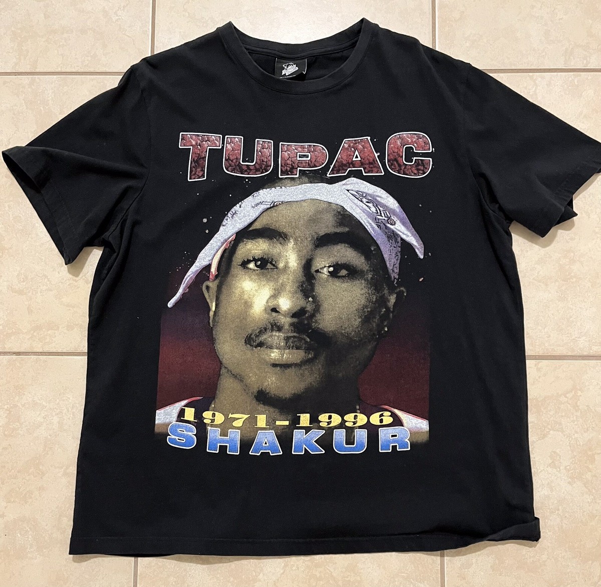 Vintage Tupac Shirt Rap Tee Memorial Makaveli Against All Odds