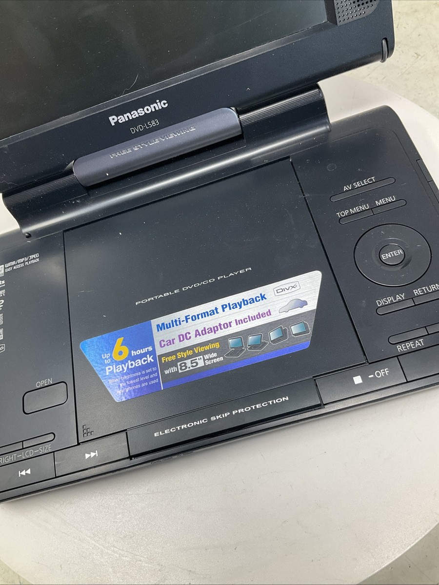 Panasonic ポータブル DVDプレーヤー DVD-LS83-K Amazon.co.jp