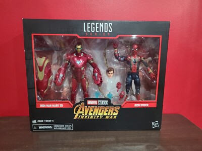 Marvel Legends 2 Pack Iron Man Mark 50 And Iron Spider | eBay