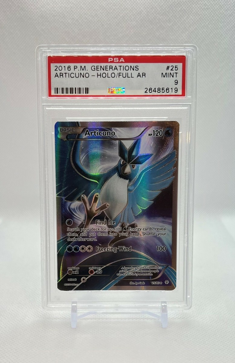 Pokemon Card - Articuno 25/83 - XY Generations - Full Art - Holo