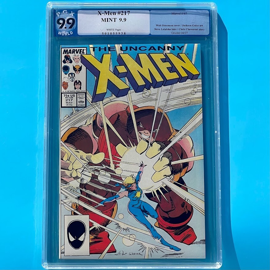 Uncanny X-Men #217 🌟 PGX 9.9 🌟 Juggernaut vs Dazzler Not 9.8