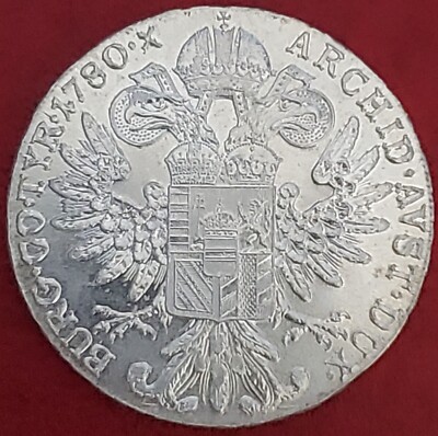 AUSTRIA 1780 MARIA THERESA THALER RESTRIKE SILVER KM# T1 | eBay