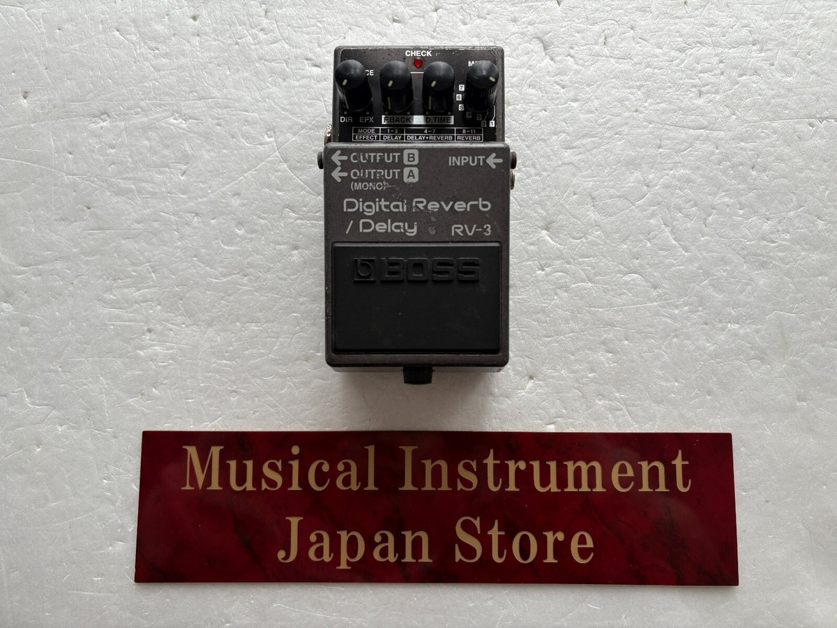ギター BOSS RV-3 Digital Reverb Boss RV-3 Digital Reverb/Delay Pedal