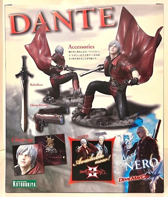 KOTOBUKIYA Devil May Cry 4 DANTE ArtFX Statue Figure (NEW) | eBay