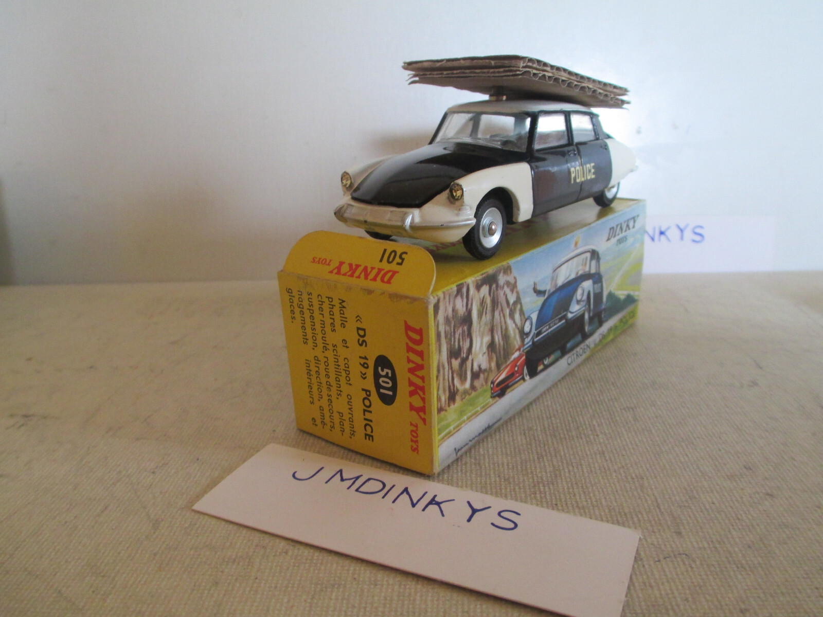 美品 仏製 DINKY TOYS CITROEN DS19 ミニカー 美品 仏製DINKY TOYS