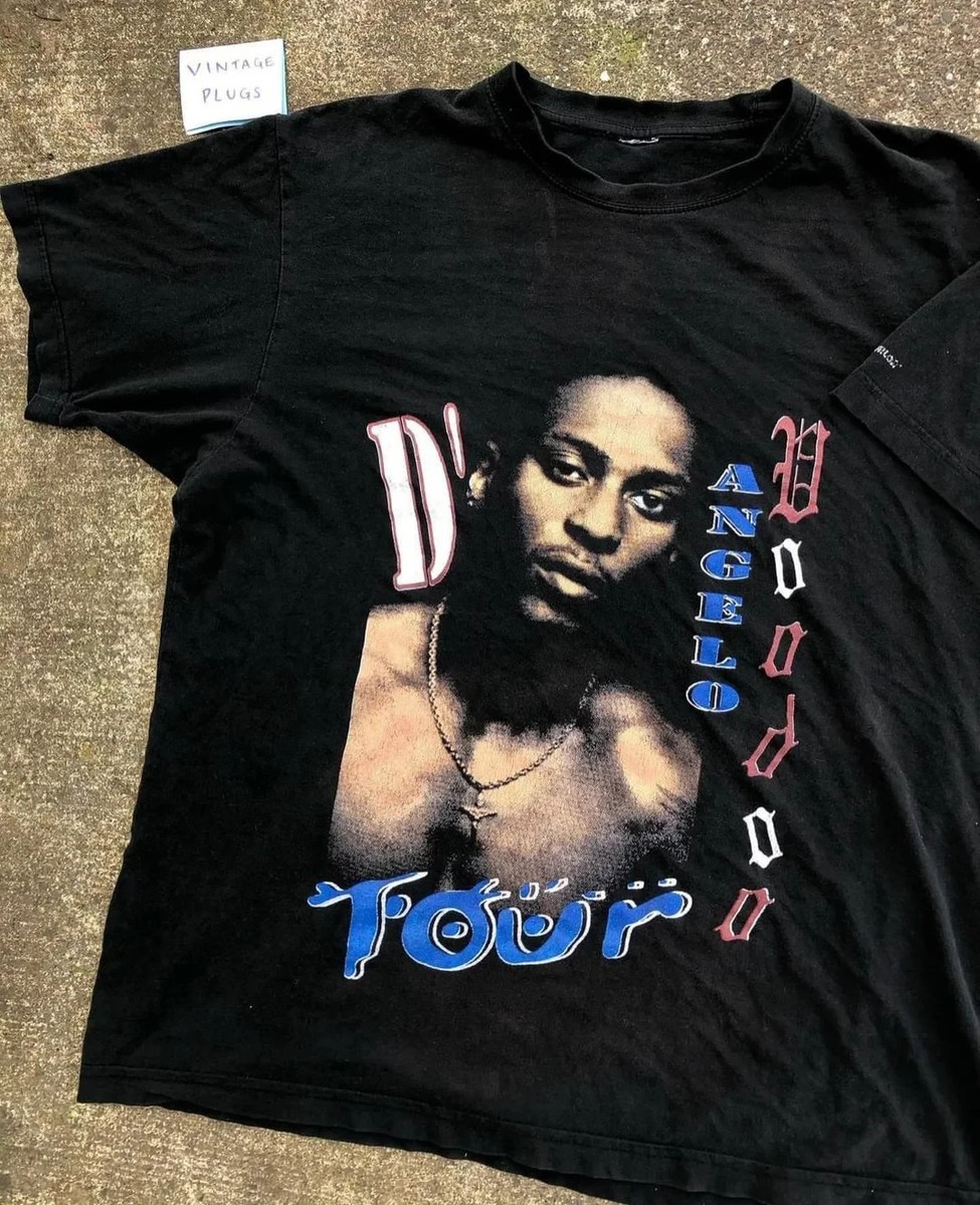 ディアンジェロ D'Angelo Tシャツ M 未使用 Vintage D'angelo Tour T