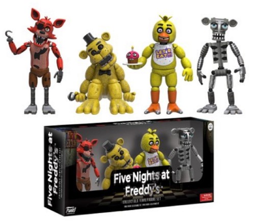 Five Nights at Freddy's 2-inch Four Pack Vinyl Figures Set #1 (NEW