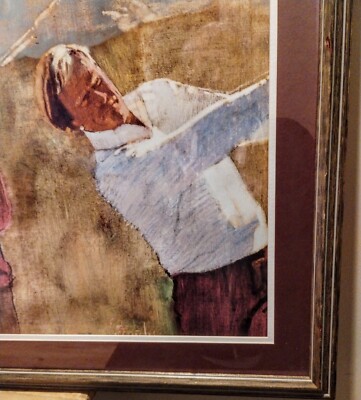 BERNIE FUCHS 1988 Print from 1983 Skins Game w/ PALMER-NICKLAUS