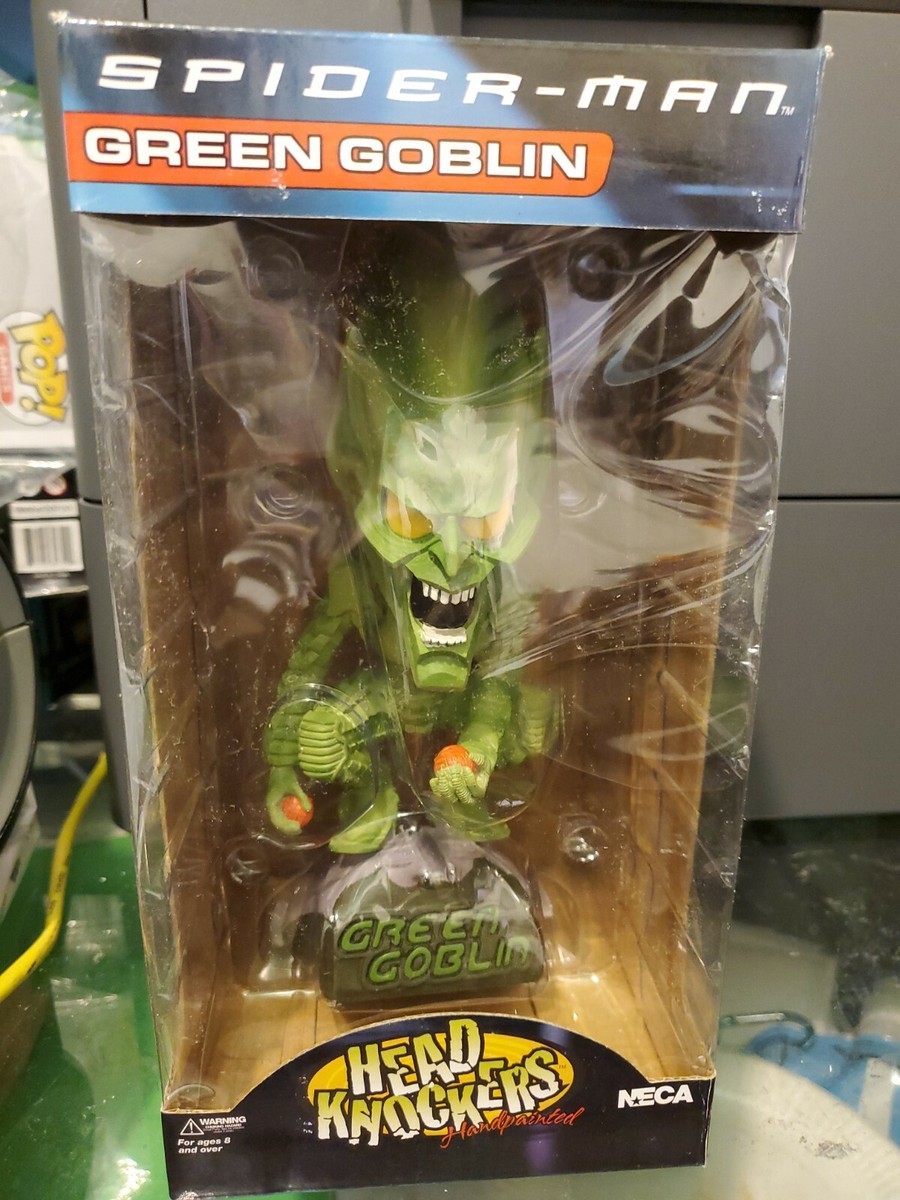 NECA Head Knockers SpiderMan Movie Green Goblin Bobblehead | eBay
