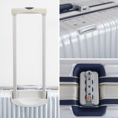 Rimowa Silver Integral 104L Silver 4-wheels Carry Case Suitcase