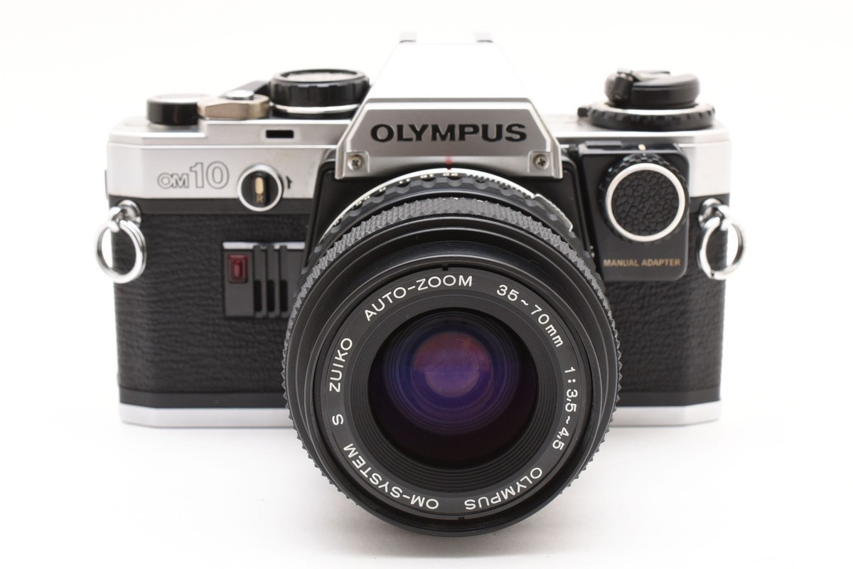 動作品OLYMPUS OM-10 ブラック , S.Zuikou 35-70mm 動作品OLYMPUS OM