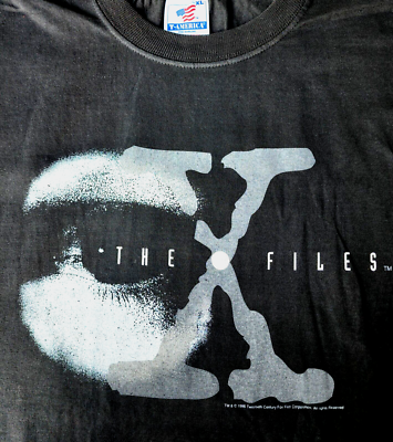 BRAND NEW!! Vintage 1995 X-Files Eye T Shirt Single Stitch UFO | eBay
