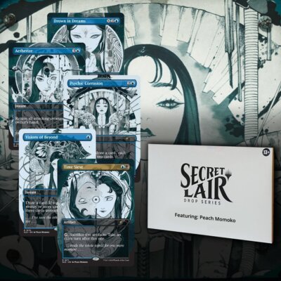 Magic the Gathering MTG Secret Lair - Featuring: Peach Momoko Non