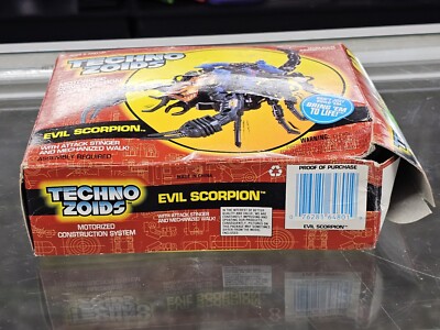 新品未開封 テクノゾイド ZOIDS Evil Scorpion 海外版 当時物 新品未