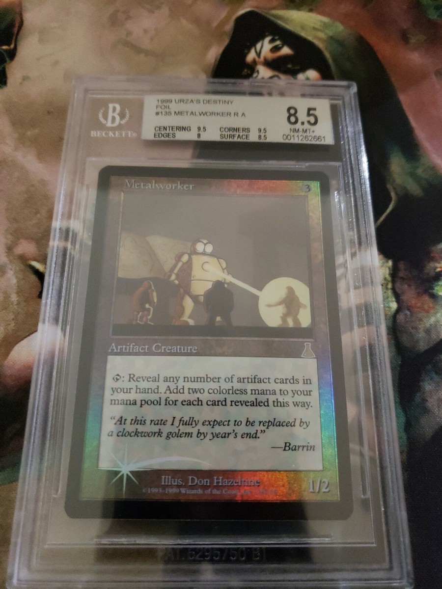 FOIL Metalworker -Urza's Destiny - BGS 8.5 Magic The Gathering MTG