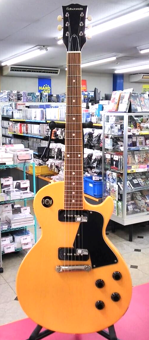 Edwards by ESP E-LS-95LT Les Paul Special Guitar TV-Yellow Seymour