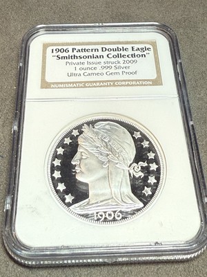 1906 Pattern Double Eagle Smithsonian Collection Ultra Cameo Gem