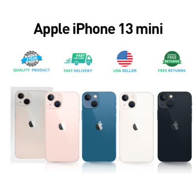 FACTORY NEW SEALED Apple iPhone 13 MINI 5G 512-256-128GB UNLOCKED