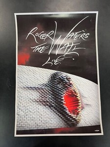 Roger Waters The Wall Live サイン入りポスターとパス Roger Waters