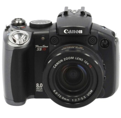 Canon PowerShot S5 IS 12x Zoom Lens Made In Japan | eBay