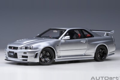 NISSAN SKYLINE GT-R (R34) NISMO Z-TUNE SILVER by AUTOart 1:18