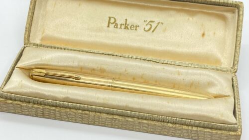 VINTAGE PARKER 50 HOODED 14K GOLD NIB MADE IN U.S.A. #cfb9d9 | eBay