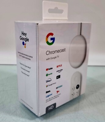 Google Chromecast HD with Google TV WIFI HDMI Digital SORRY OUT OF