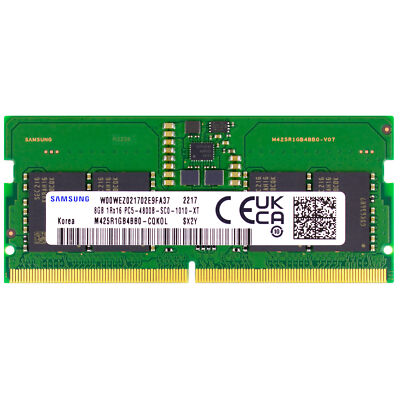 Samsung 8GB PC5-38400 DDR5 4800 MHz SO-DIMM Laptop Memory RAM