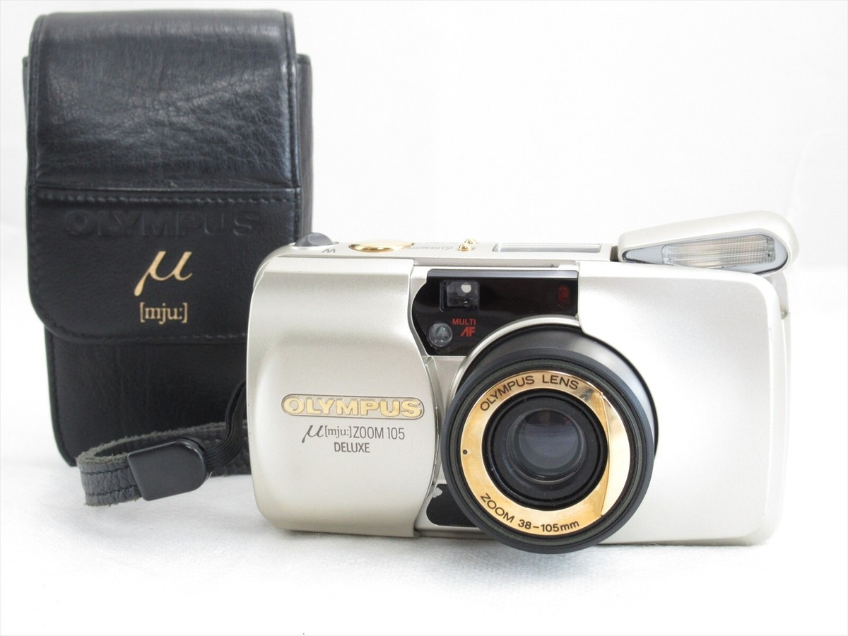 Olympus μ mju Zoom 105 Deluxe 35mm Point & Shoot film Camera w