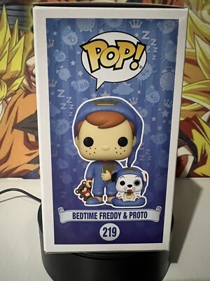 Funko POP! BEDTIME FREDDY & PROTO #219 Funko Exclusive NEW w/pop