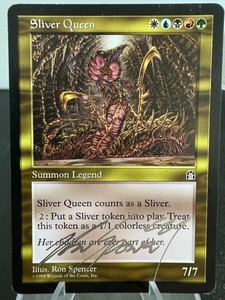 スリヴァーの女王 英語 サインド Ron Spencer氏 アーティストサイン