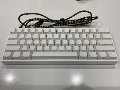 Wooting 60HE ジャストホワイトPBT キーキャップ＆リストレスト付