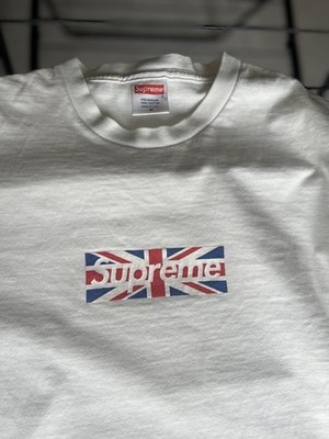Supreme Union Jack Box Logo T-Shirt Size Medium VERY RARE | eBay UK