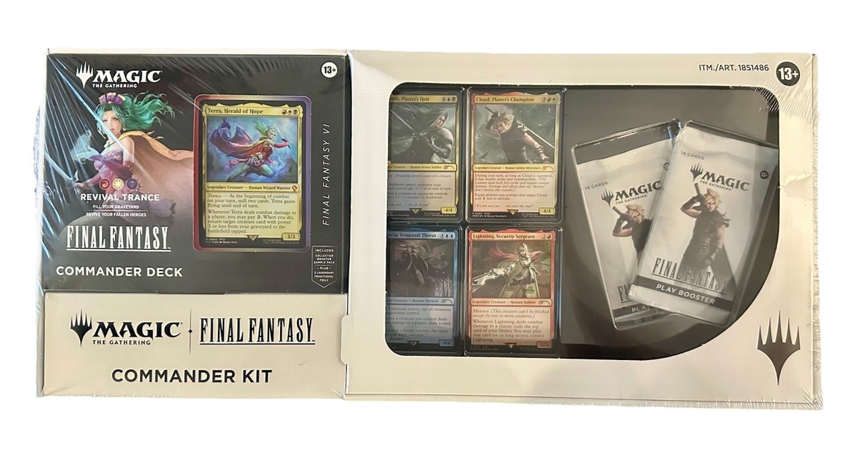 Magic The Gathering MTG FF Final Fantasy Commander Kit Costco